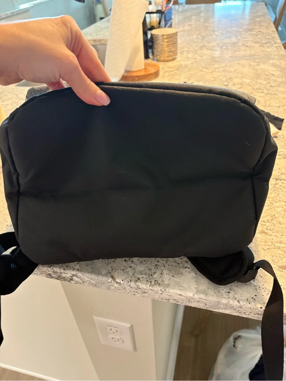 Quiksilver Gray Textured Everyday Backpack